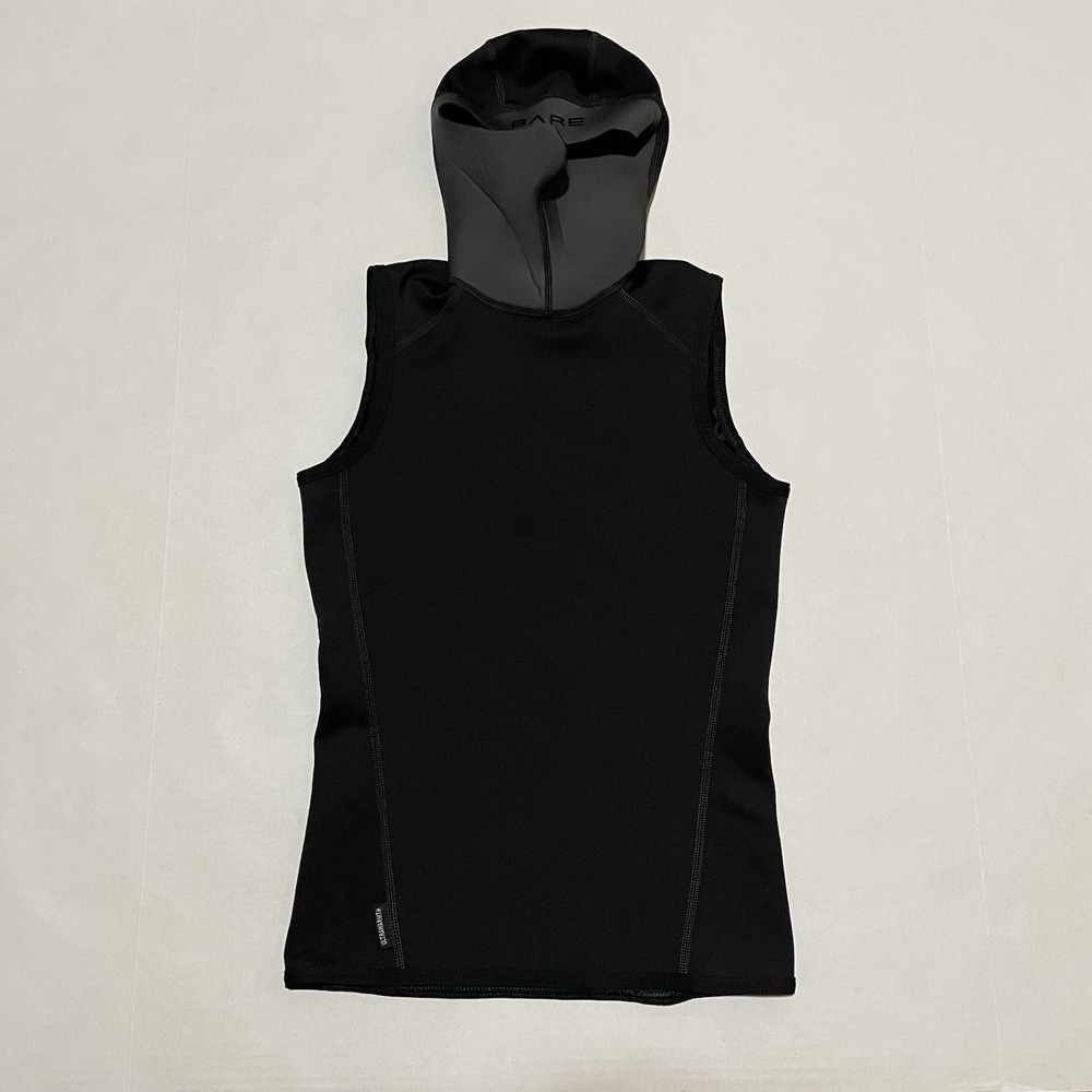 Bare EXOWEAR Hooded Vest Unisex Black Size XS Dive Hoods and Vests